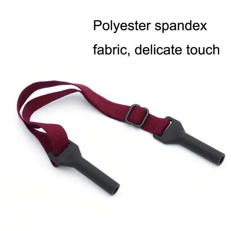 10pcs Short Style Glasses Non-Slip Rope Adjustable Elastic Sports Legs Anti-Drop Fixed Strap(Pink)