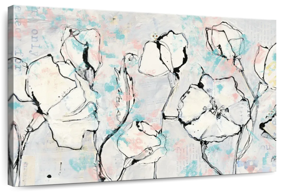 16 Again Blush Turquoise Wall Art