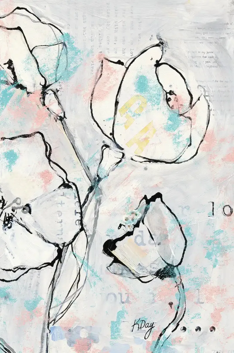 16 Again Blush Turquoise Wall Art