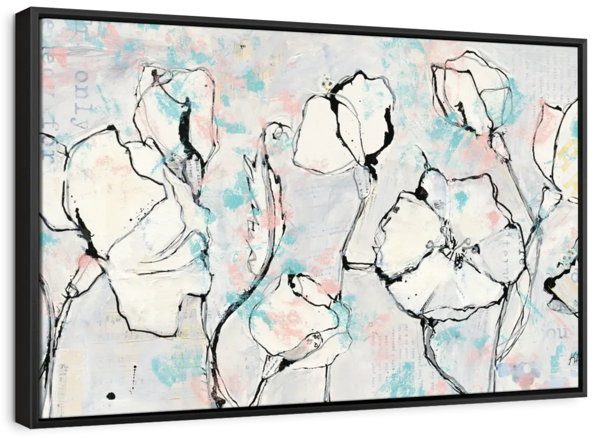 16 Again Blush Turquoise Wall Art