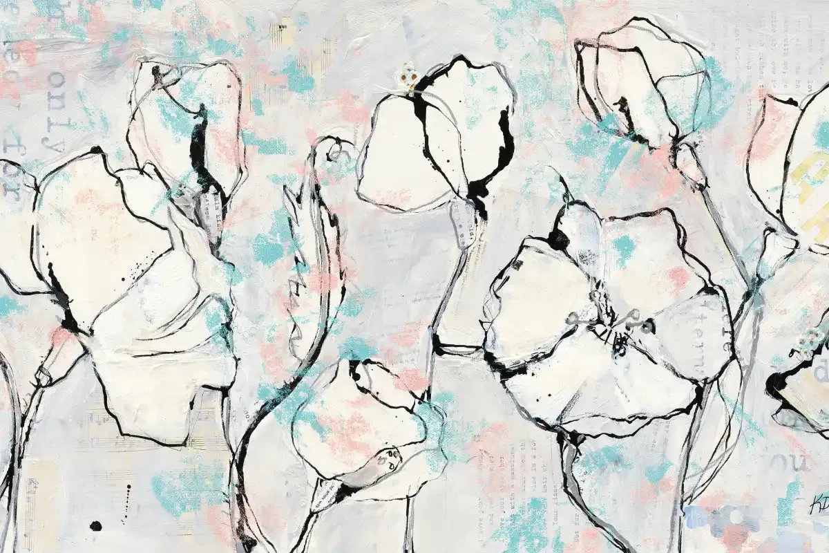16 Again Blush Turquoise Wall Art