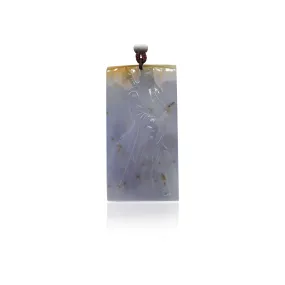 A grade Jade Carved Necklace