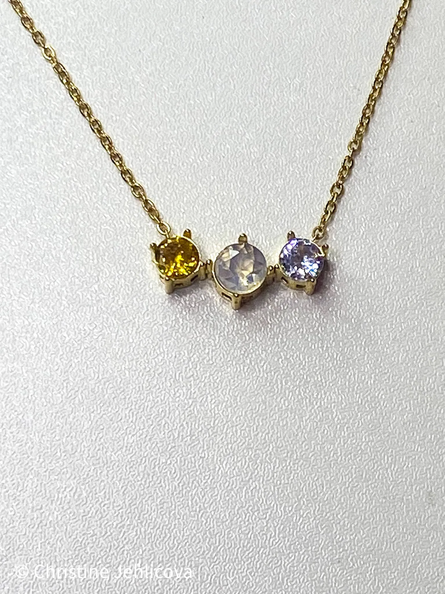 Acrostic Secret Message Necklace JOY