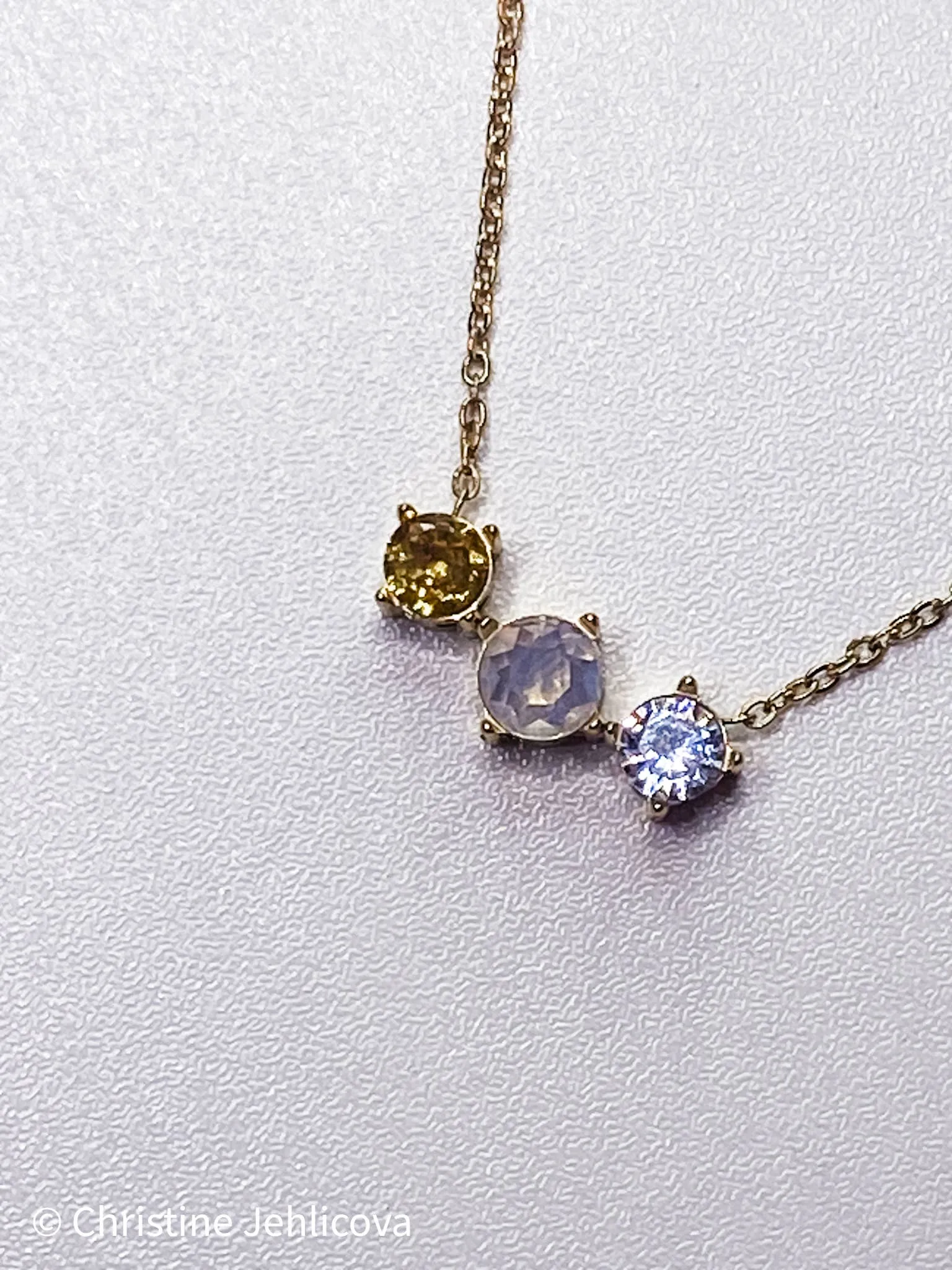Acrostic Secret Message Necklace JOY