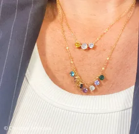 Acrostic Secret Message Necklace JOY