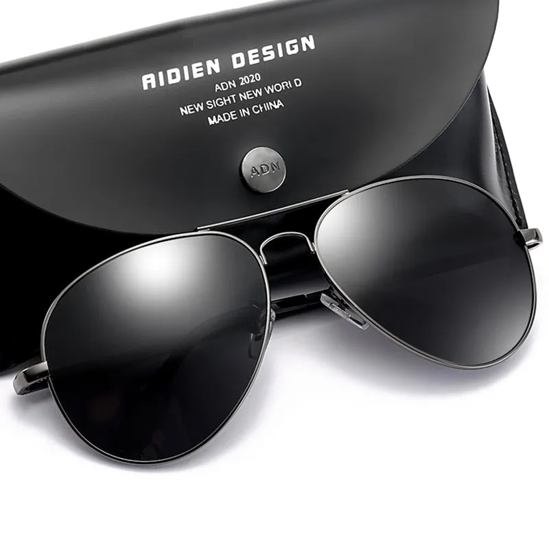 Aidien Unisex Alloy Full Rim Round Hyperopic Sunglasses Reading Glasses D8177