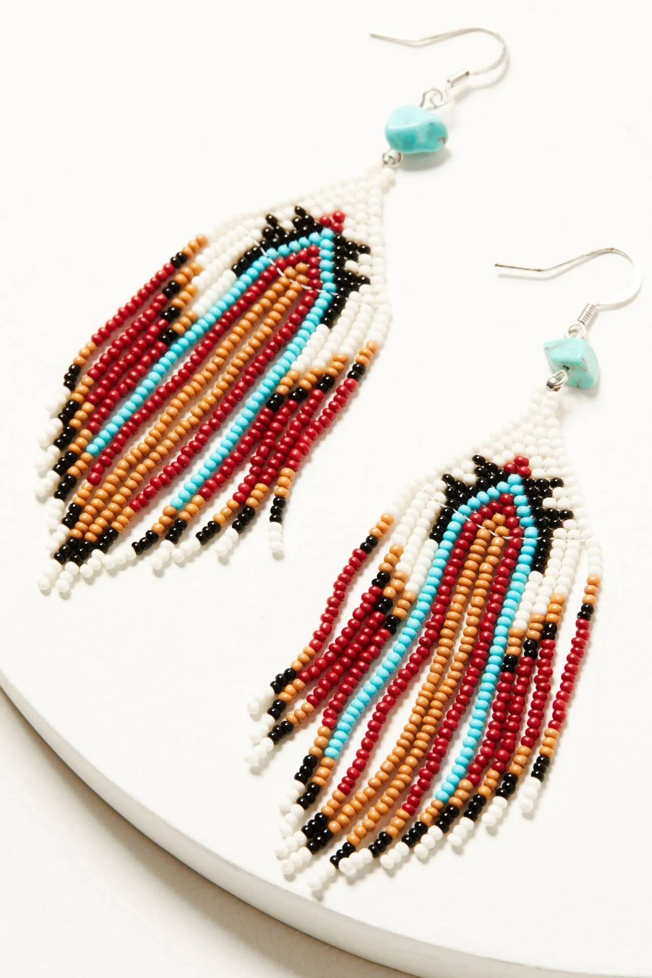 Alterra Beaded Fringe Earrings