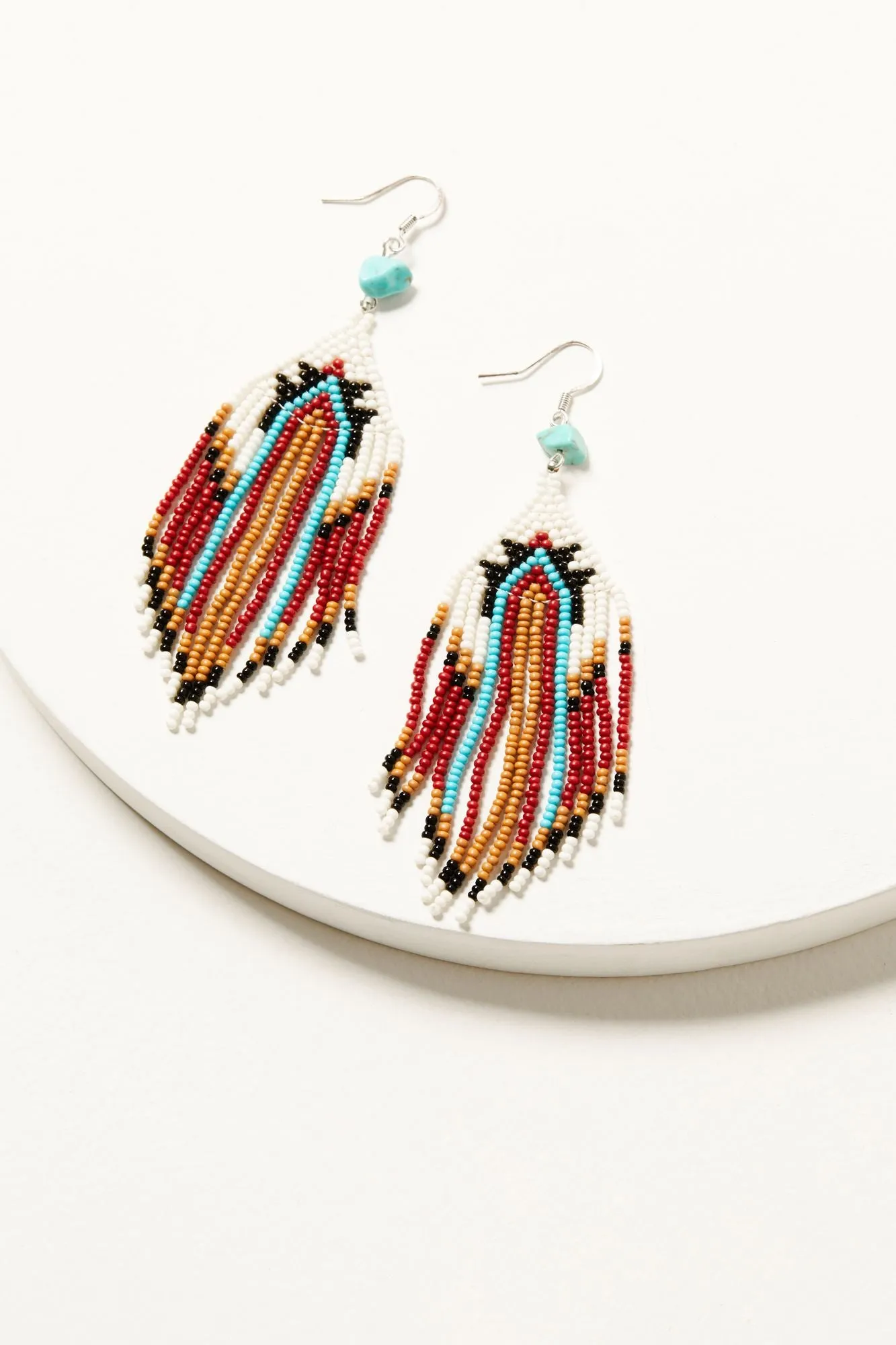 Alterra Beaded Fringe Earrings