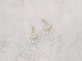 Amber - Bohemian Vintage Inspired Bridal Earrings