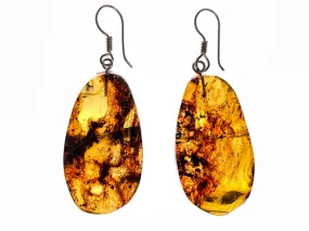 AMBER Crystal Earrings - Statement Earrings, Dangle Earrings, Handmade Jewelry, Healing Crystals and Stones, 48425