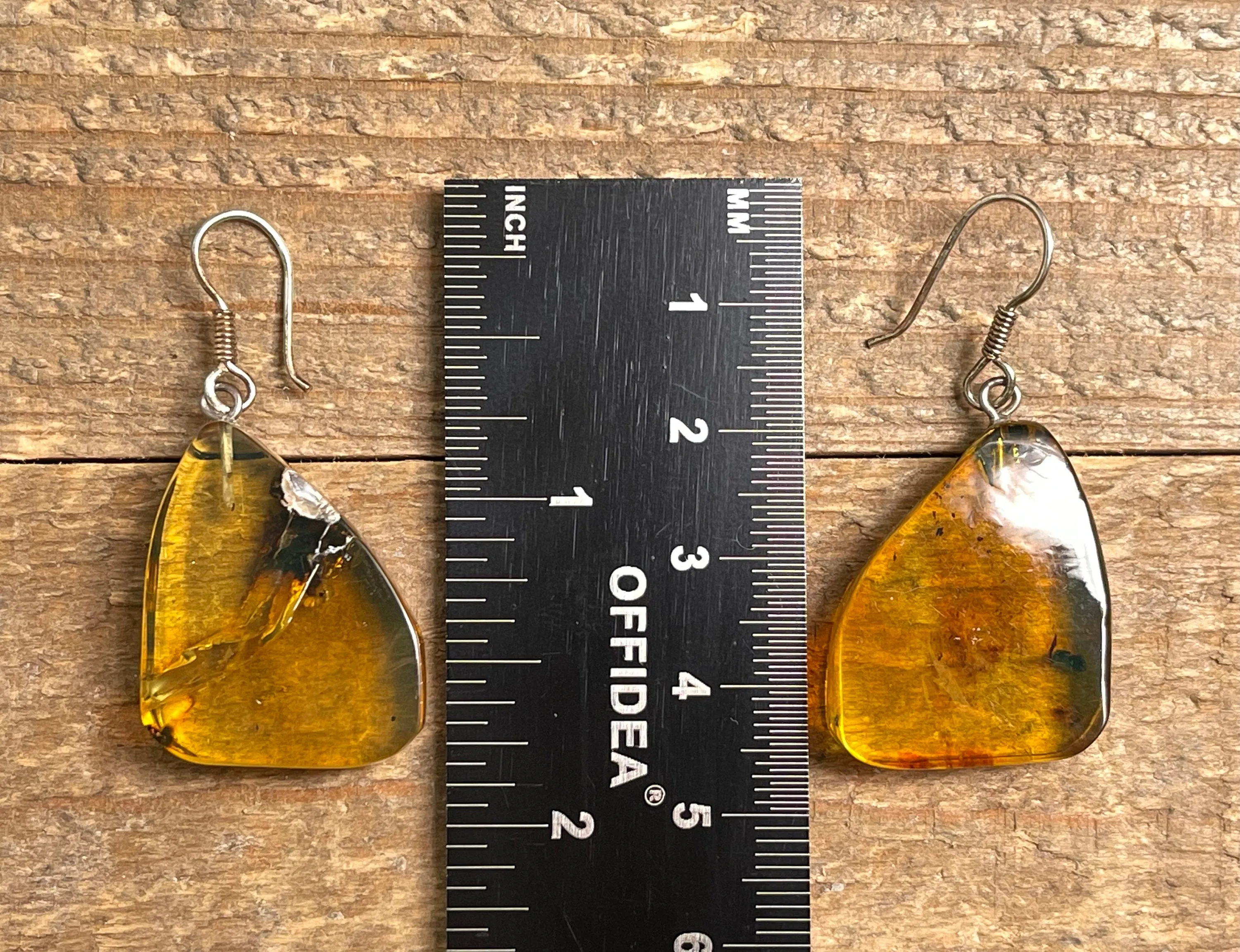 AMBER Crystal Earrings - Statement Earrings, Dangle Earrings, Handmade Jewelry, Healing Crystals and Stones, 50372