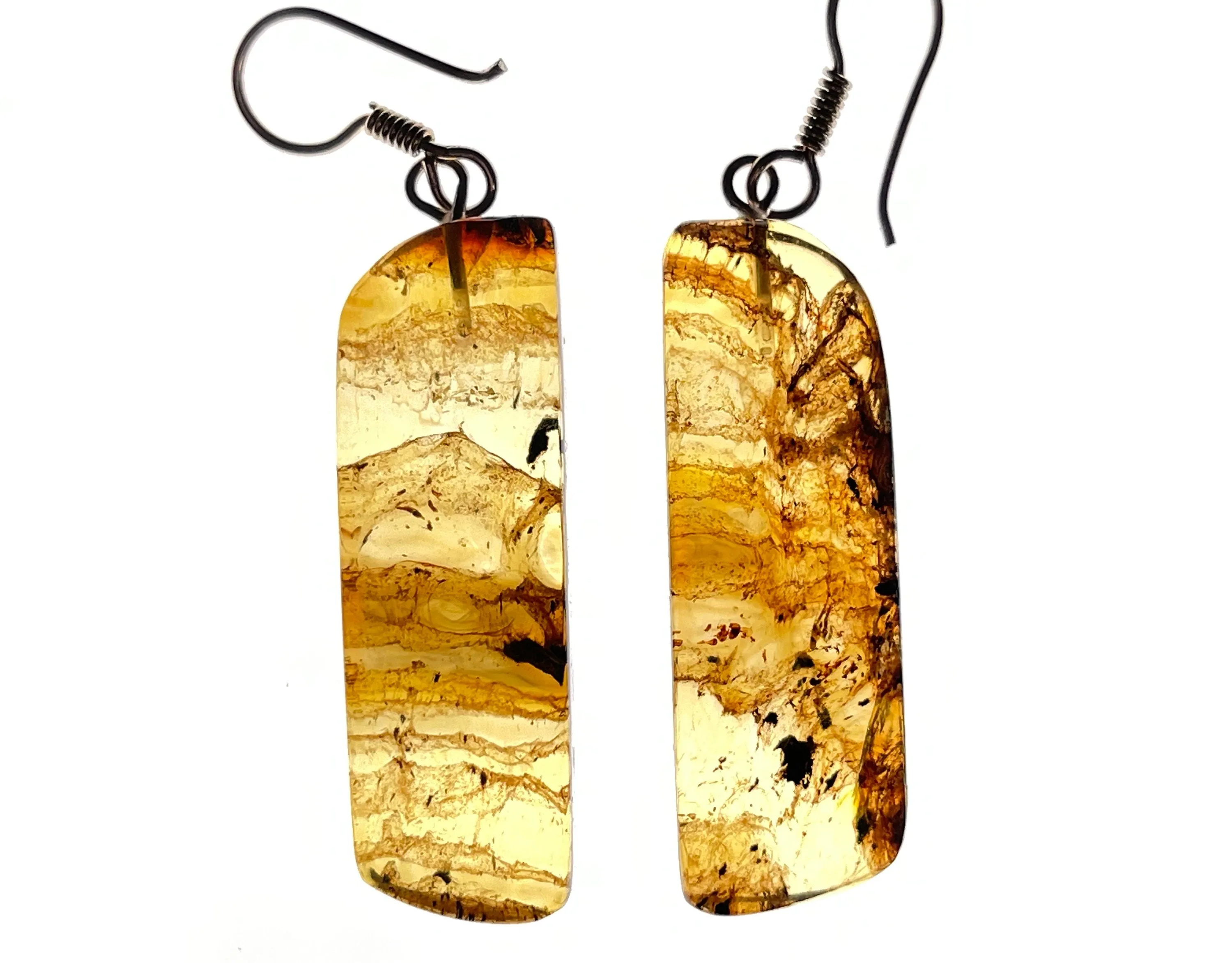 AMBER Crystal Earrings - Statement Earrings, Dangle Earrings, Handmade Jewelry, Healing Crystals and Stones, 50374