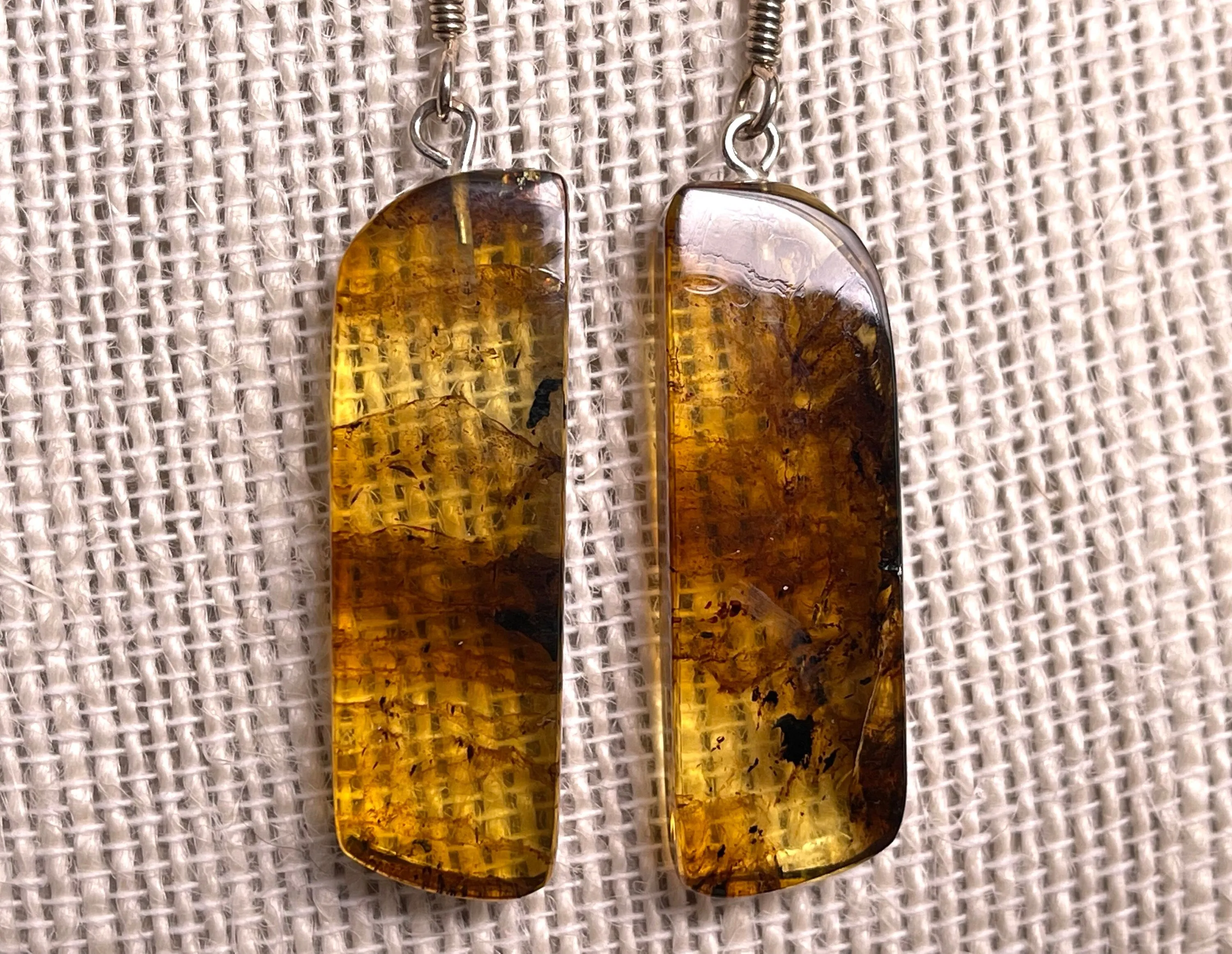 AMBER Crystal Earrings - Statement Earrings, Dangle Earrings, Handmade Jewelry, Healing Crystals and Stones, 50374