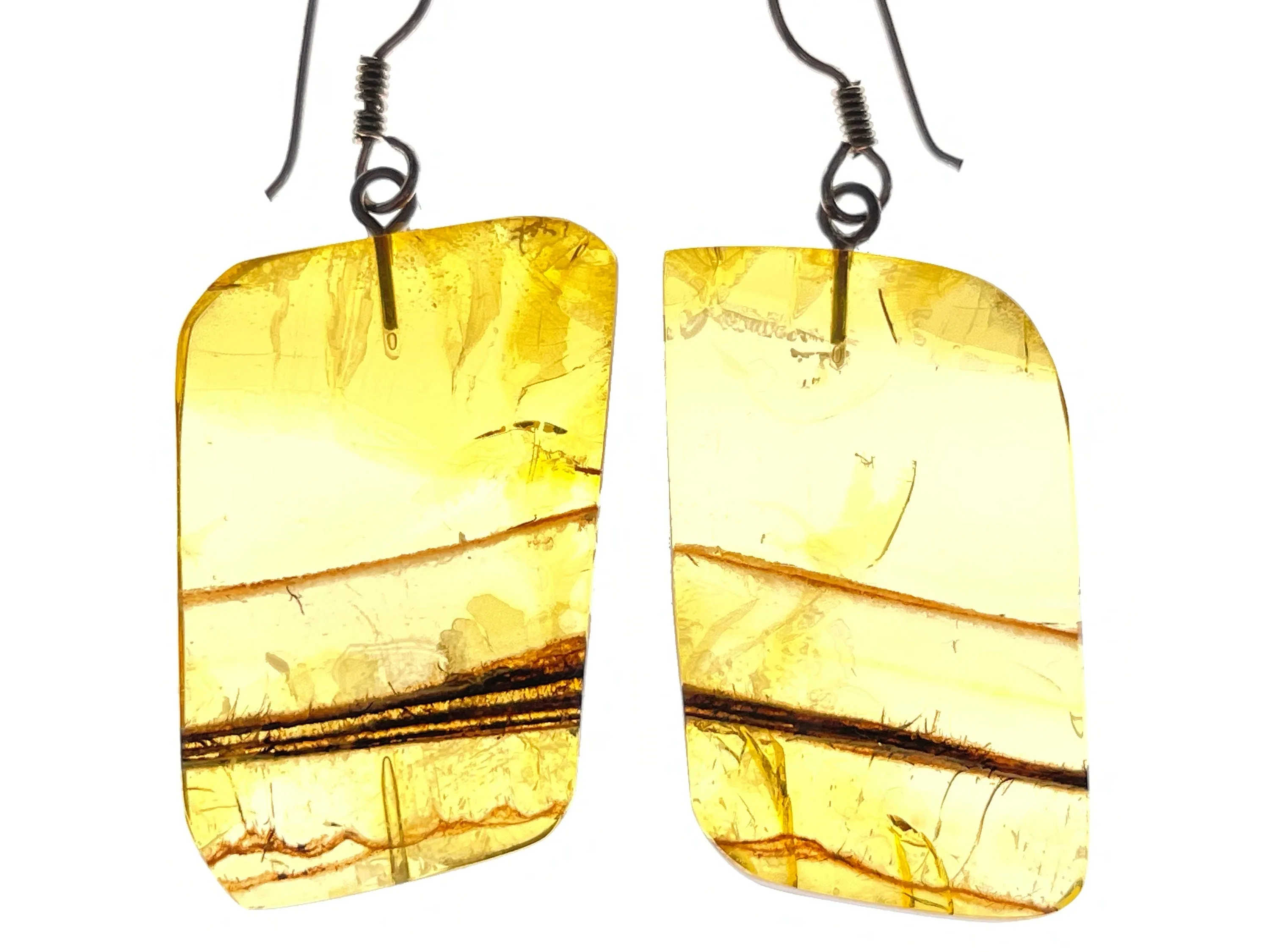AMBER Crystal Earrings - Statement Earrings, Dangle Earrings, Handmade Jewelry, Healing Crystals and Stones, 50380