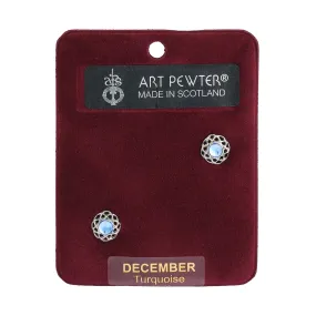 Art Pewter Earrings December