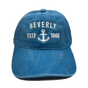 BEVERLY Anchor "Unstructured" Blue Hat