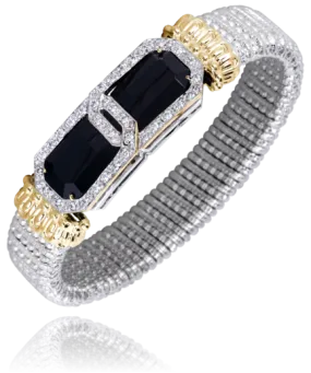Black Onyx Diamond Bracelet