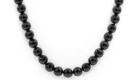 Black Onyx Natural Gemstone Necklace