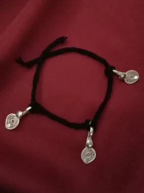 Black thread anklet baby