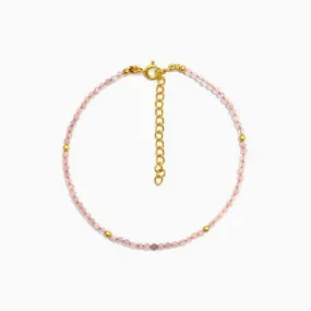 Bracelet Pink Opal Gold