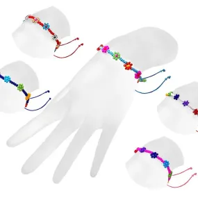 Bracelet - Seed Bead Flower - 1 Piece