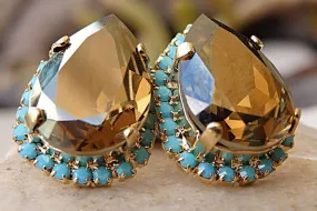 Brown Earrings