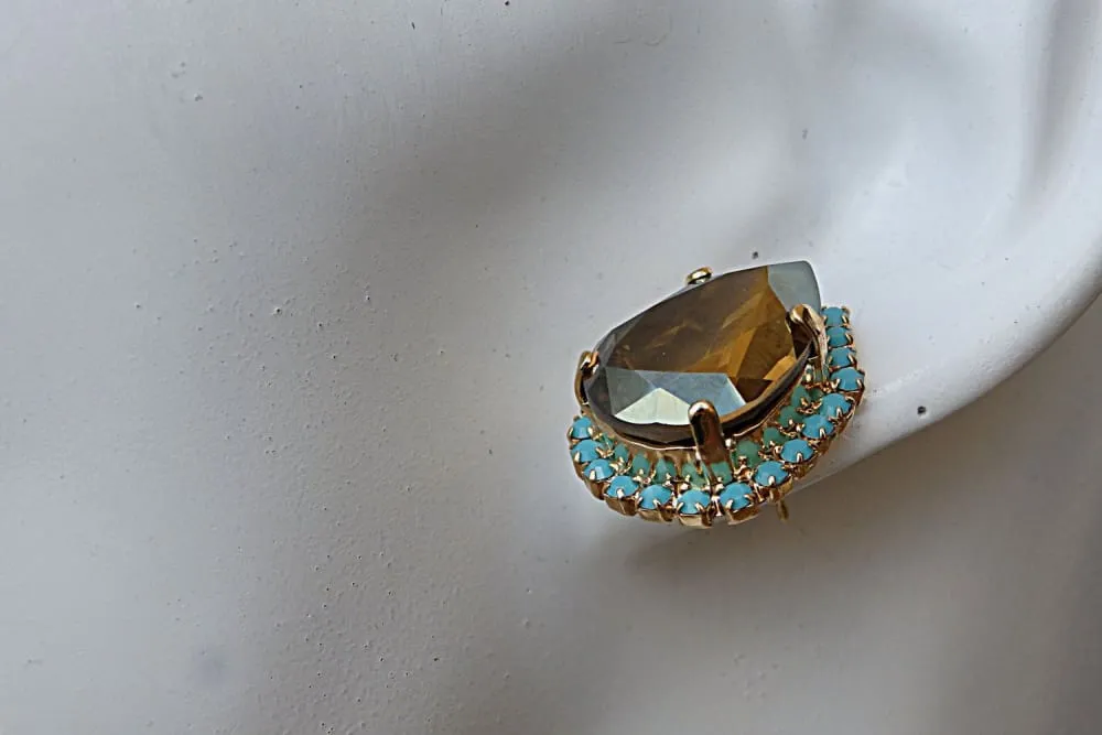 Brown Earrings
