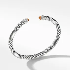 Cable Classics Bracelet with Citrine and Diamonds