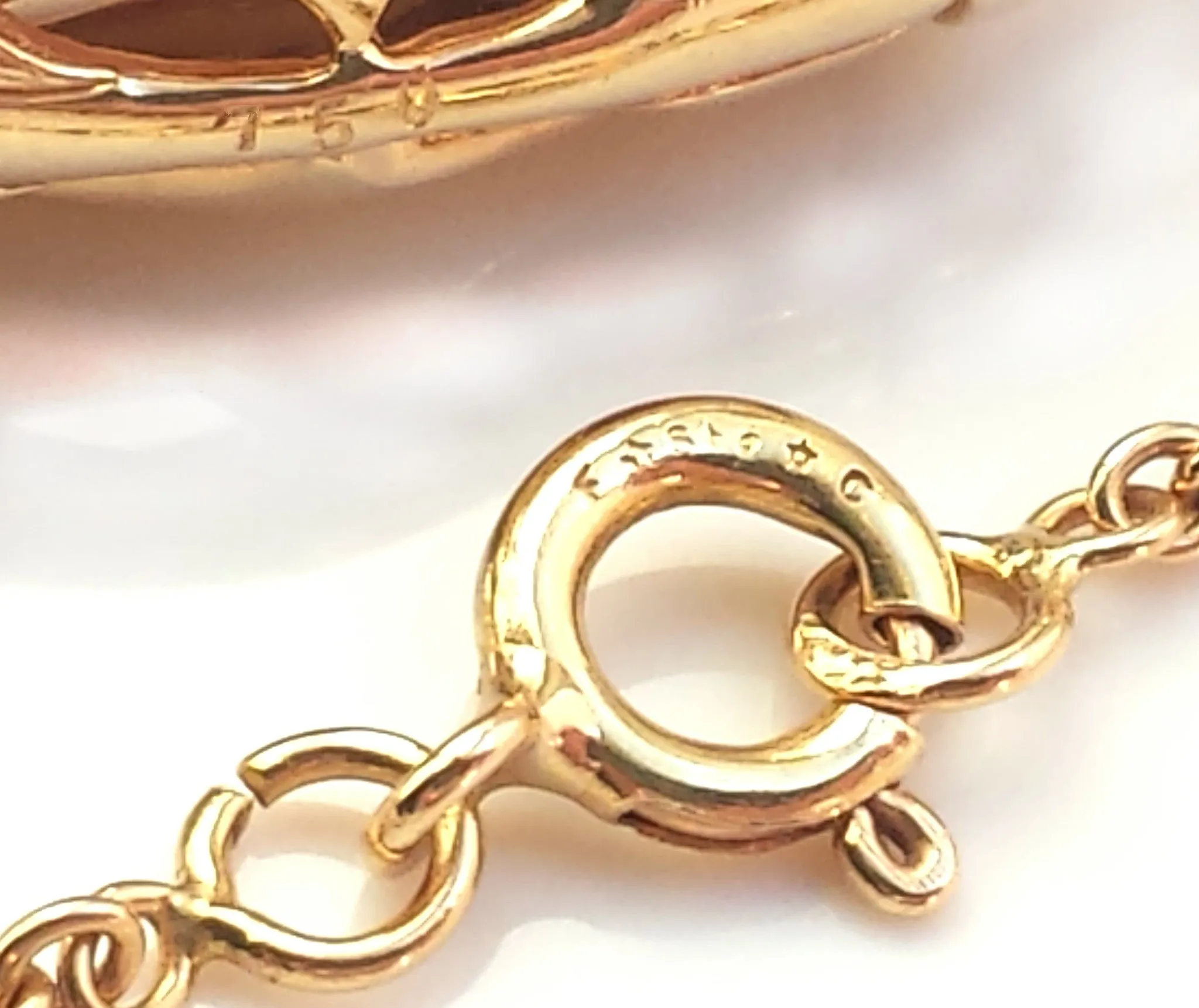 Cartier Akoya Pearl Dolphin Necklace in 18K Gold set with Diamonds & Emerald