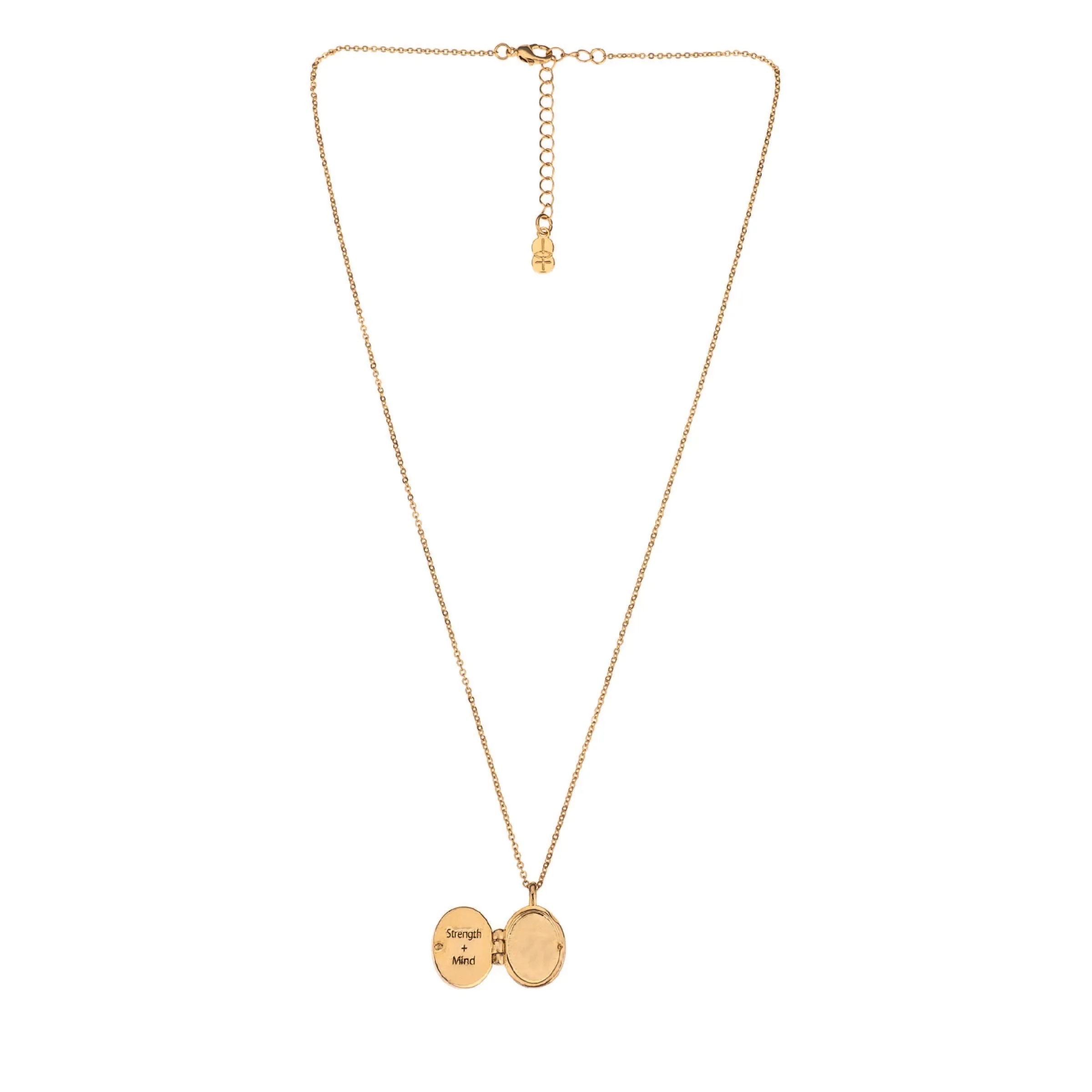Charged Onyx Locket Necklace