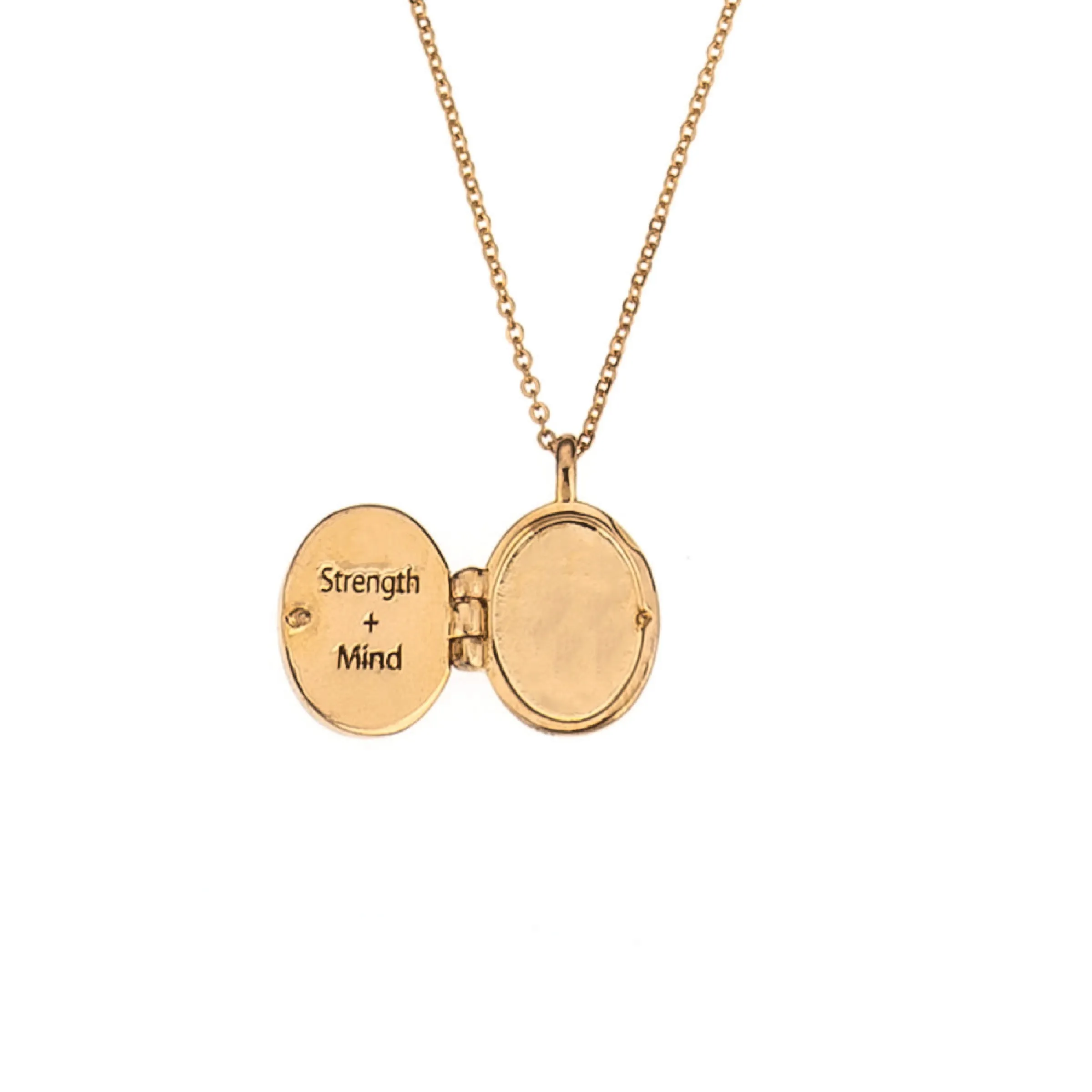Charged Onyx Locket Necklace