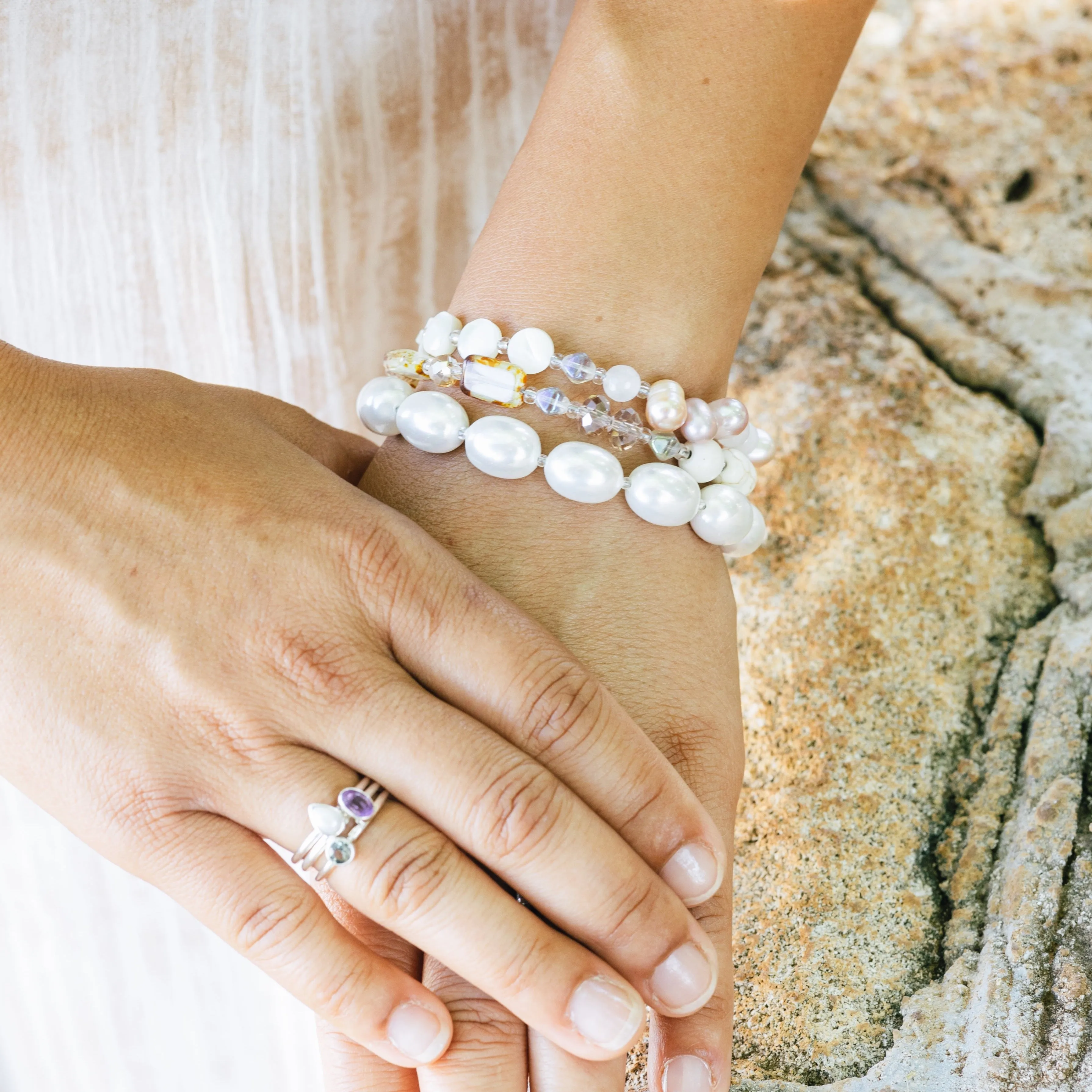 Chunky Pearl Bracelet
