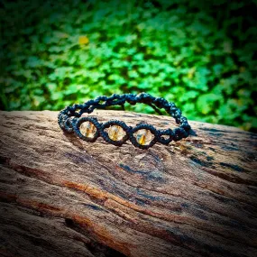 Citrine beads bracelet