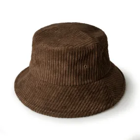 Corduroy Bucket Hat - Chestnut