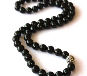 Devi Guru Bead Necklace- Black Onyx