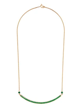 Elite Arc Necklace - Emerald