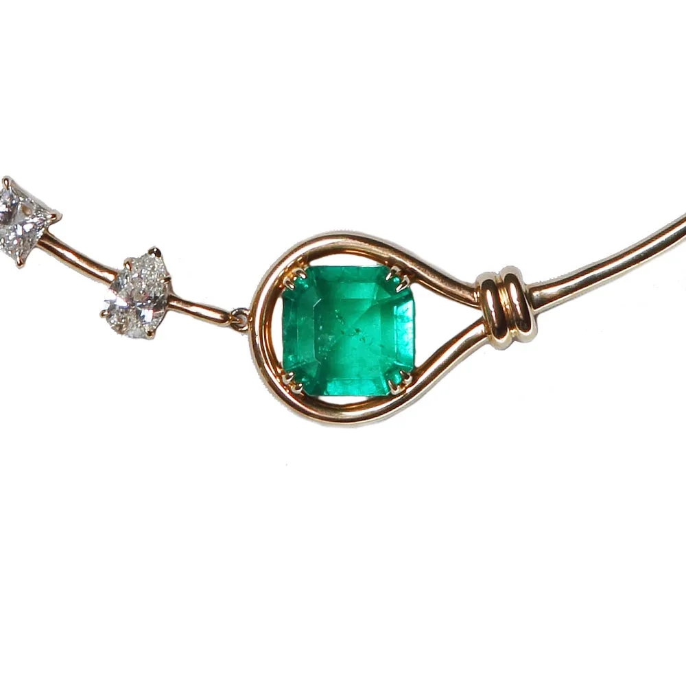 Emerald Choker Necklace
