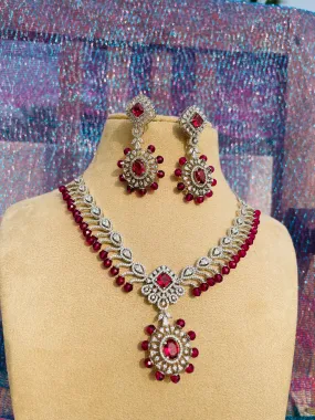 EMERALD ZIRCONIA NECKLACE-Elegance31