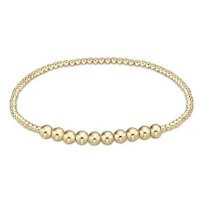 Enewton classic gold beaded bliss 2mm bracelet