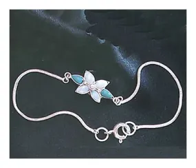 Flora Turquoise/Opal/Pearl Bracelet