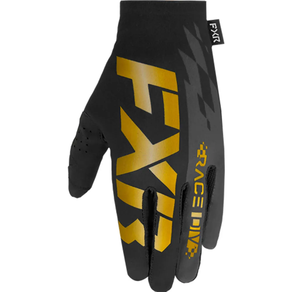 FXR Pro Fit Lite LE MX Offroad Gloves Black/Gold