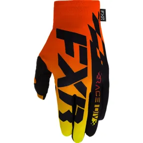 FXR  Tequila Sunset Pro Fit Lite LE MX Gloves Slip On Stretch Knit Secure Fit