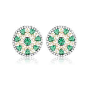 GEORGINI COMMONWEALTH COLLECTION OPERA EARRINGS SILVER