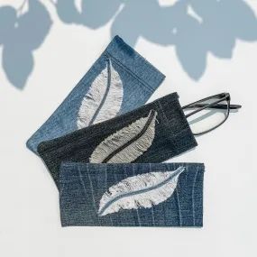 Glasses Case with Feather