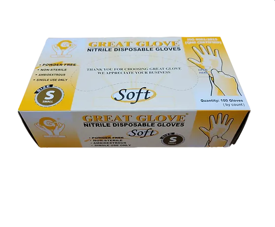 Great Glove - Soft Nitrile Powder-free Gloves - Box