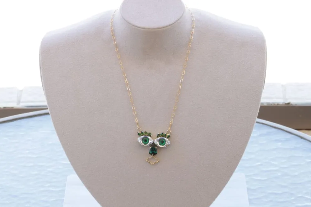 GREEN CHARM PENDANT