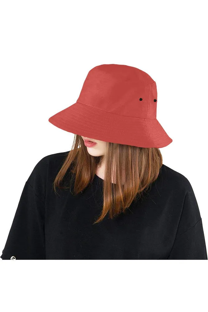 Hibiscus Red All Over Print Bucket Hat