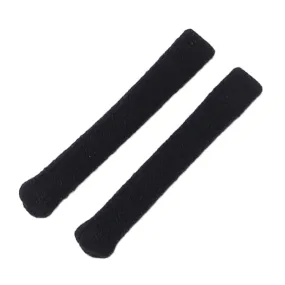 Knitted Eyeglasses Leg Cover Elastic Anti-Slip Cover Eyeglass Holder Sleeve(Black)