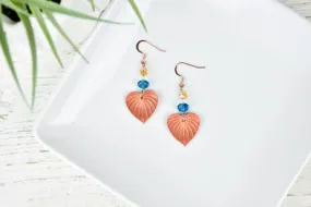 Liquid Sculpey® Copper Leaves Earrings