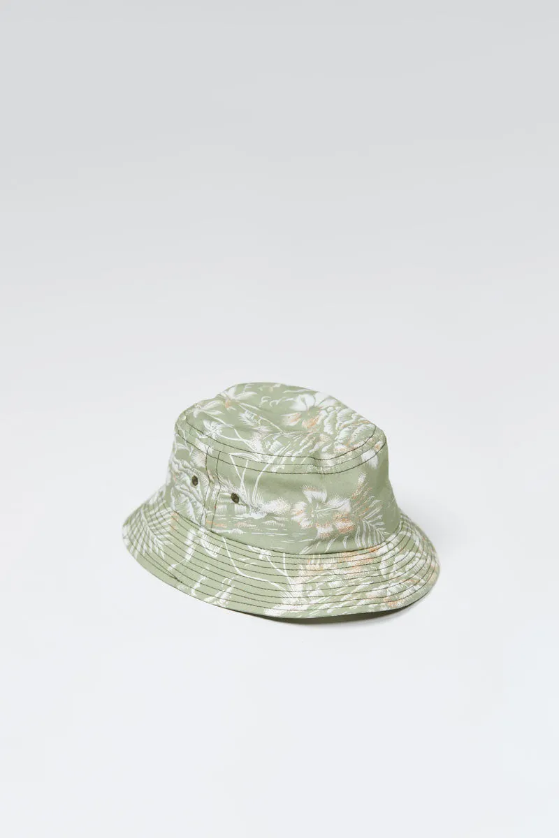 Lite Year Hawaiian Bucket Hat - Sage